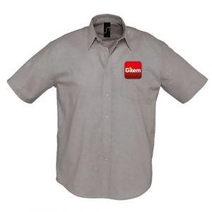 CHEMISE BRISBANE HOMME MANCHES COURTES 16010 - SOLS