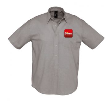 CHEMISE BRISBANE HOMME MANCHES COURTES 16010 - SOLS