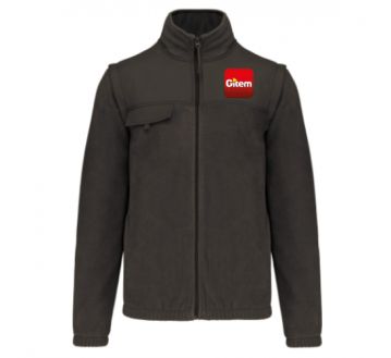 VESTE POLAIRE MANCHES AMOVIBLES K9105 - KARIBAN