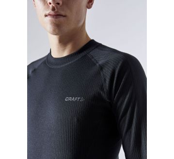 ENSEMBLE TEE-SHIRT/CALECON  NOIR CORE WARM/CORE...