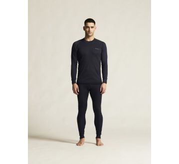 ENSEMBLE TEE-SHIRT/CALECON  NOIR CORE WARM/CORE...