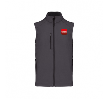 GILET SOFTSHELL HOMME K403 GRIS "GITEM"